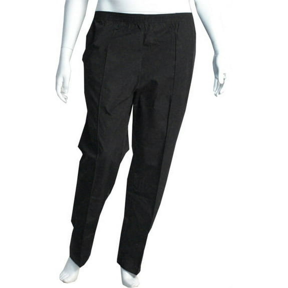 Personal Touch Full Elastic Waist Scrub Pants (XSmall) Black