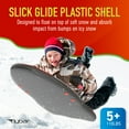 thumbnail image 4 of Flybar Kids 36' Rocket Foam Toboggan Snow Sled for Kids with Slick Bottom for Kids , Ages 6+, 4 of 8