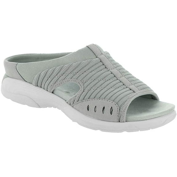 Easy Spirit Womens Traciee2 Slide Sandal 10 Grey 050