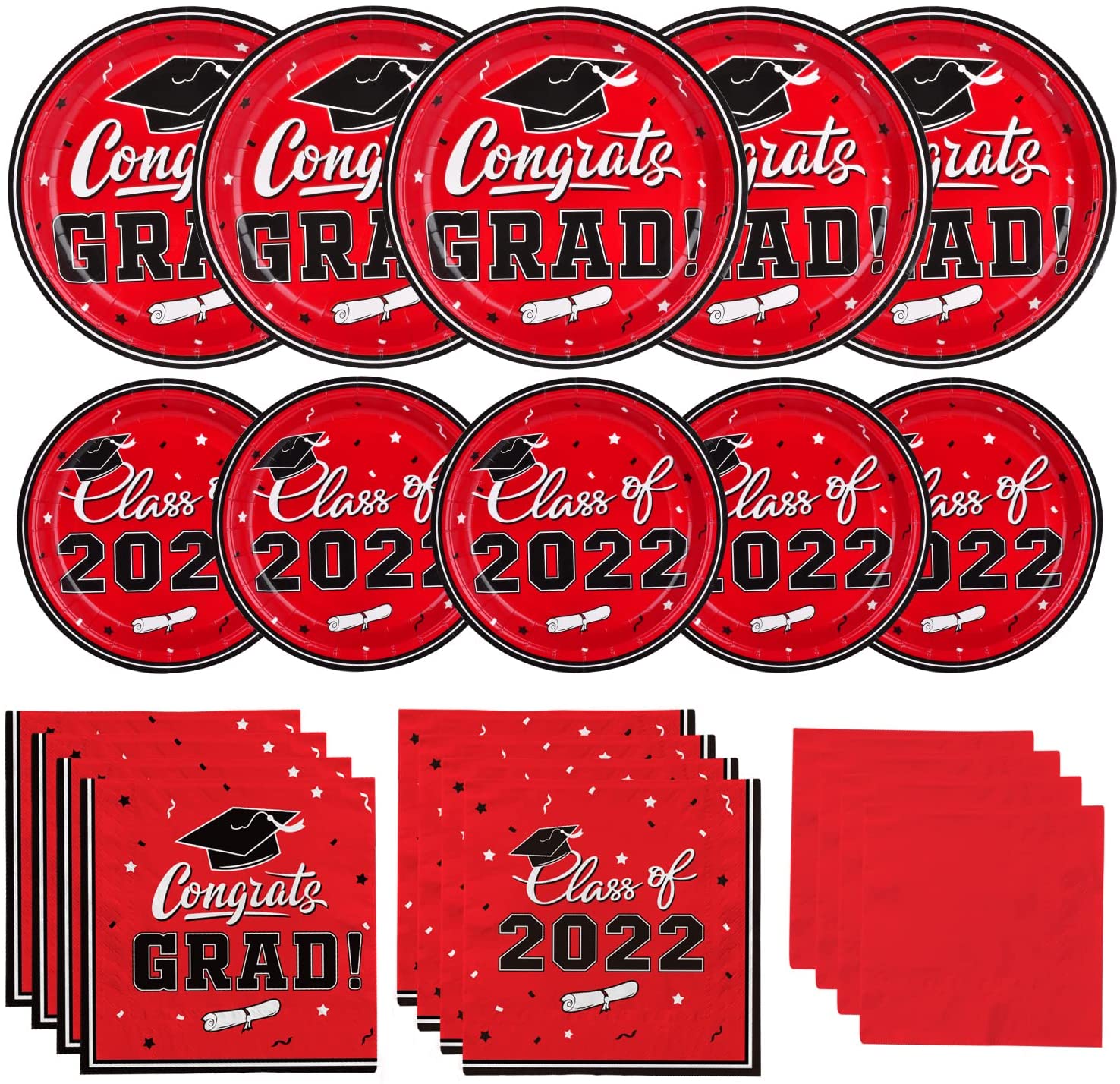 Graduation Party Plates and Napkins Gatherfun 2022 Graduation Party