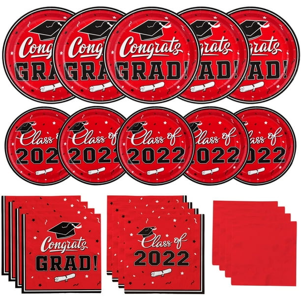 Graduation Party Plates and Napkins Gatherfun 2022 Graduation Party