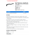 thumbnail image 2 of Upper Radiator Hose - Compatible with 1996 - 1999 Chevy C2500 Suburban 7.4L V8 GAS 1997 1998, 2 of 2