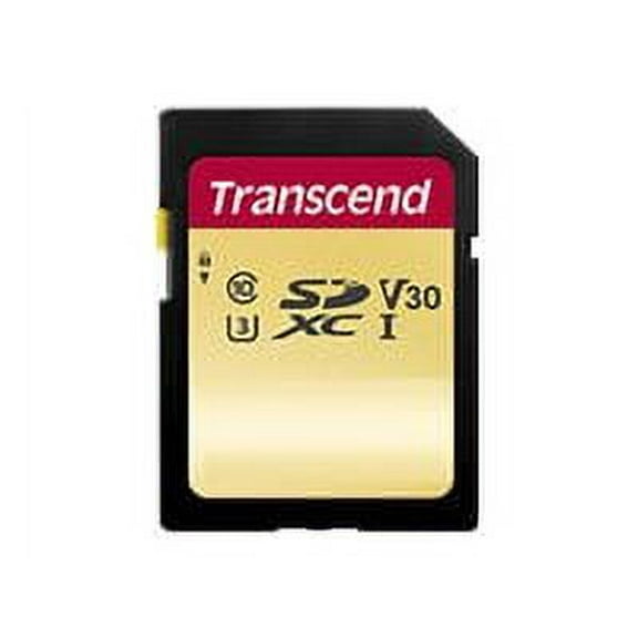 Transcend 500S - Flash memory card - 128 GB - Video Class V30 / UHS-I U3 / Class10 - SDXC UHS-I