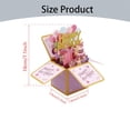 thumbnail image 3 of Less Than 5 Event & Party Up Card Sweet 3D Birthday Box for Adults and Kids with Envelopes Handmade Foldable Celebration Cards for Mom Dad Friend, 3 of 8