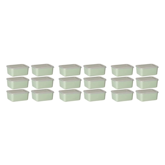 Wosthever Prácticos contenedores apilables para una fácil organización - Maximice el ahorro de espacio No tóxico PP Verde 6 piezas Type1 NO1