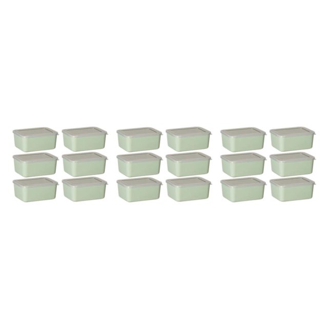 Wosthever Prácticos contenedores apilables para una fácil organización - Maximice el ahorro de espacio No tóxico PP Verde 6 piezas Type1 NO1