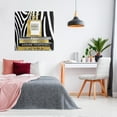 thumbnail image 2 of Stupell Industries Glam Fragrance Fashion Book Stack Black Zebra Print Beauty & Fashion Painting Gallery Wrapped Canvas Art Print Wall Art, 36 x 36, 2 of 5