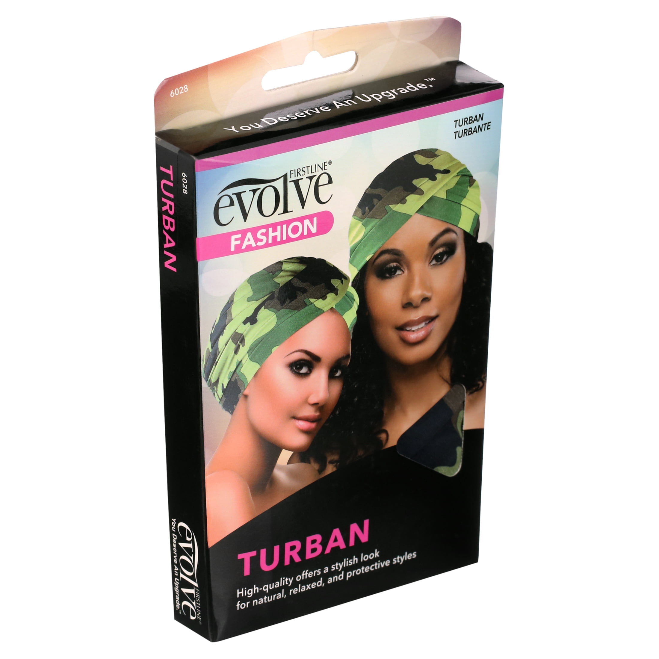 Evolve Turban, Camo, 1 Count