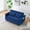 Blue, variant on Toauuo 3-in-1 Convertible Modern Velvet Sofa Bed - Small Loveseat with Back, Pillows & Side Pockets, 3-Seater Pull-Out Sleep Sofa for Living Room
