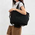 thumbnail image 2 of URSOFINE Women's Lightweight Water Repellent Oxford Tote Bag Large Capacity Multi Pocket Shoulder Crossbody Handbag Travel Commute Bag with Luggage Sleeve, 2 of 8
