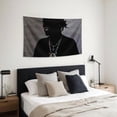 thumbnail image 2 of Hip Pop Music Album Tapestry Ken American Rapper Carson Flag Banner,Funny Man Cave Wall Flag with Brass Grommets for College Dorm Room, 2 of 6
