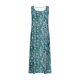 thumbnail image 3 of Vestido de Verano para las Mujeres sin Mangas Lino-Look Impreso Maxi, Suelto Fluido Y Vestido Sexy de Moda para las Mujeres, 3 of 5