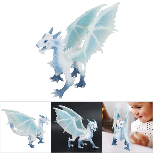 Jouets Dragon, Forme de Dragon Enfants Simulation Fantaisie Modèle en Silicone Jouet Figurine Modèle Collection Jouet Éducatif pour Enfants