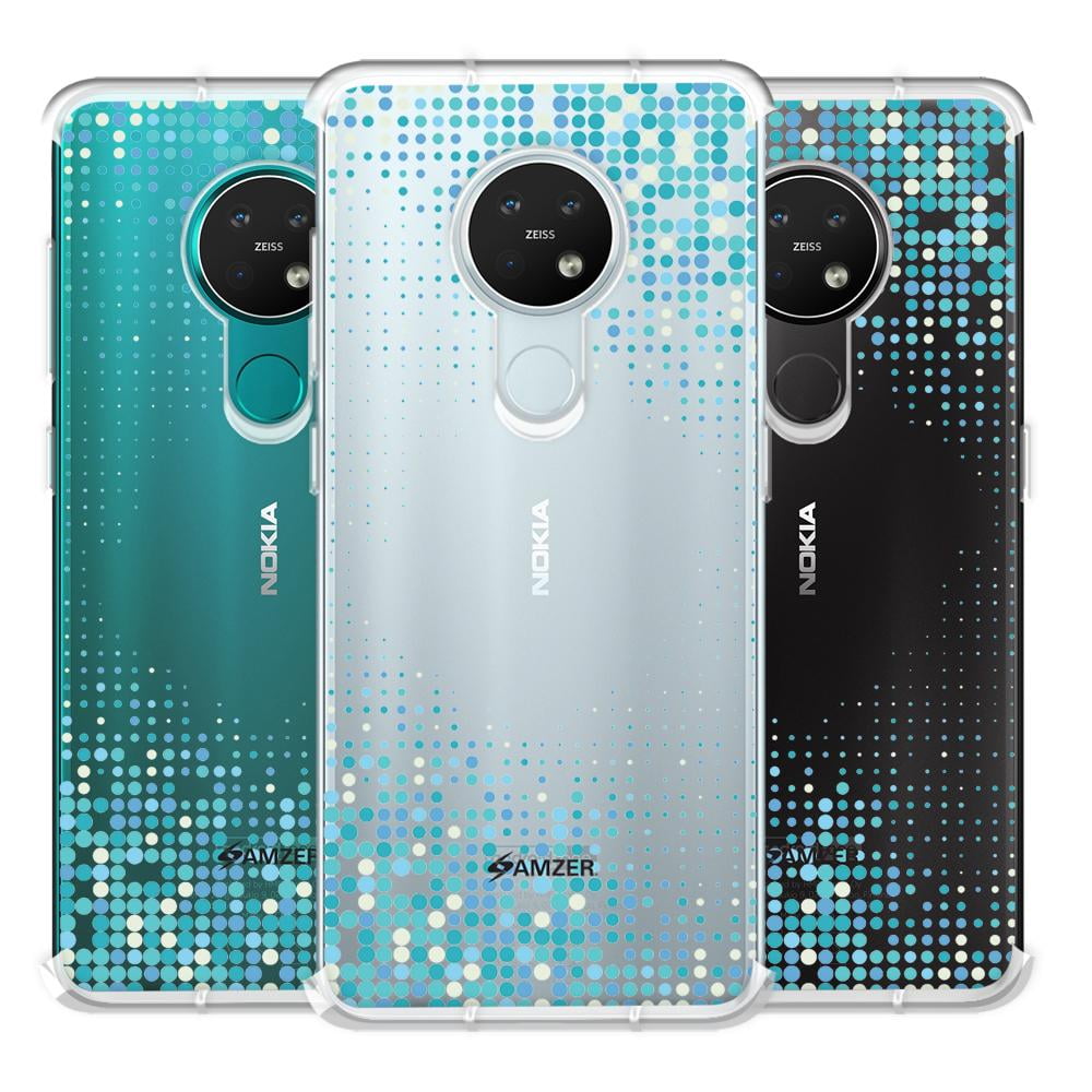 AMZER Nokia 7.2 Case, Clear Designer Soft & Flexible TPU UltraThin