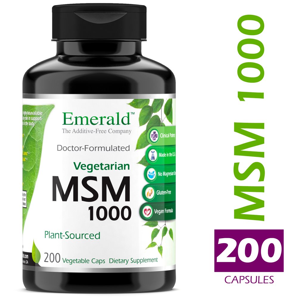 Ultra Botanicals MSM Joint Support Vegetarian 1000 mg. 200