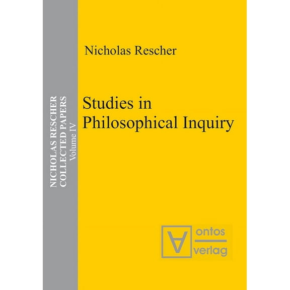 Studies in Philosophical Inquiry, (Hardcover)