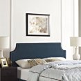 thumbnail image 2 of Modern Contemporary Urban Design Bedroom Full Size Headboard, Navy Blue, Fabric Wood, 2 of 4