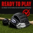 thumbnail image 6 of Franklin Sports Meshtek Teeball Fielding Glove with Ball - Left Hand Throw - 9.5 In. - Black, White and Grey, 6 of 7