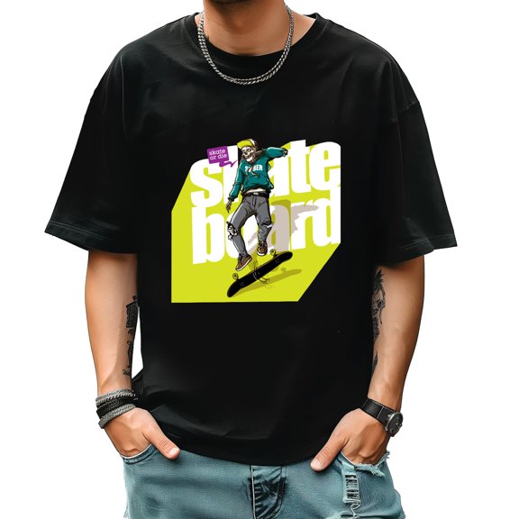 Men's Short Sleeve Graphic T shirt Collection Summer New Trend Sports Shirt Select