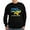 Black, variant on CafePress - I Stand With Ukraine Flag Ukrainian Pri Sweatshirt - Classic Crew Neck Sweatshirt
