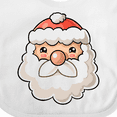 thumbnail image 4 of Inktastic Cute Santa Claus Face Boys or Girls Baby Bib, 4 of 4