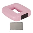 thumbnail image 3 of Masajeador eléctrico portátil ligero de tejido profundo con vibración para cintura, con cinturón para deportistas, familias y amigos. rosa, 3 of 8