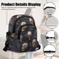 thumbnail image 5 of TSOVTHRID Skull Violet Rose Print Cell Phone Purse for Women Travel Small Crossbody Bag with Card Slots Lightweight Cell Phone Crossbody Shoulder Bag, 5 of 7