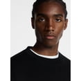 thumbnail image 4 of No Boundaries Crewneck Fleece Sweatshirt with Long Sleeves, Men's XS-4XLT, 4 of 5