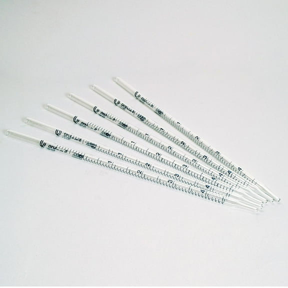 Pyrex Disposable Glass Serological, NonSterile, NonPlugged Pipet, 1 mL, Pack of 50