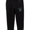 thumbnail image 2 of Hurley Girls Fleece Logo Pants  Black Sz 5, 2 of 3