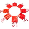 thumbnail image 3 of NicePackaging  10 Qty  Glossy Red Paper Tote Gift Bags 4in x 2.75in x 4.5in  For Birthdays/Holidays/Parties/Gifts/Sales/Showers/Special Occasions  4 Sizes, 3 of 5