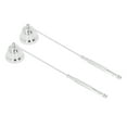 thumbnail image 3 of 2PCS Candle Snuffer Long Handle Metal Flame Snuffer Cover Bell Shape Wick Extinguishing Tool For Safe Candle Extinguishing, 3 of 8