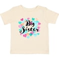 thumbnail image 3 of Inktastic Big Sister Colorful Hearts Design Girls Baby T-Shirt, 3 of 5
