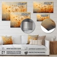 thumbnail image 4 of Designart "Dreaming of Orange Dandelions I" Floral Metal Wall Art, 4 of 5