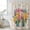 Light Beige, variant on Spring Flowers Shower Curtain, Waterproof Shower Curtains for Bathroom, Watercolor Floral Leaves Butterflies Plant Washable Fabric Bathtub Curtain Set Bath Decor with 12 Hooks Stall 36"x72"