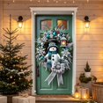 thumbnail image 4 of 2026 Christmas Home Party Decoration 1PCS Christmas Door Cover Door Curtain Christmas Day Door And Wall Decoration Desktop Decoration Festival Party Decoration 35x71inches, 4 of 6