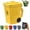 Yellow, variant on Creative Trash Bin Ceramic Mug with Lid, Funny Recycling Bin Coffee Mug, Novelty Trash Can Mug Tea Cup, Unique Gag Gift for Friends, Colleagues, Birthdays, Office Home Use (Yellow)