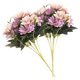 thumbnail image 5 of Flor artificial Decoración floral falsa Oficina en casa Adorno de Ramo de flores artificiales, rosa claro 2 piezas 5 ramas 15 cabezas kenally HA6792-02B, 5 of 6