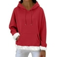 thumbnail image 2 of Chandails d'Hiver Grande Taille pour Femmes Chandails Imprimés Surdimensionnés pour Femmes Chandails Décontractés Amples pour Femmes Chandails Amusants Rouges, 2 of 6