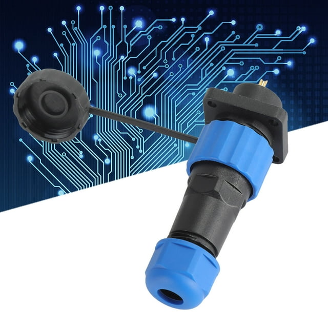 IP68 Waterproof Plug Socket Aviation Power Connector Industrial Terminal Adapter SP16 for Communication Equipment
