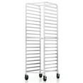 thumbnail image 1 of Costway 20-tier Bun Pan Speed Rack with Lockable Rubber Wheels 3" Spacing for Kitchen, 1 of 10