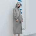 thumbnail image 2 of Poncho de Pluie à Capuche pour Adultes (Blanc), 2 of 6
