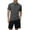 Black, variant on Men's Athletic T Shirt Summer Performance Workout Top Breathable Loose Fit Training Tee for Running Gym Outdoor Sports Mens Work Shirts Summer Basic Tee Shirts