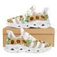 thumbnail image 1 of Zapatillas Air Cushion de malla transpirable con diseño de calavera de girasol y pata de gallo, calzado informal de tenis, 1 of 6