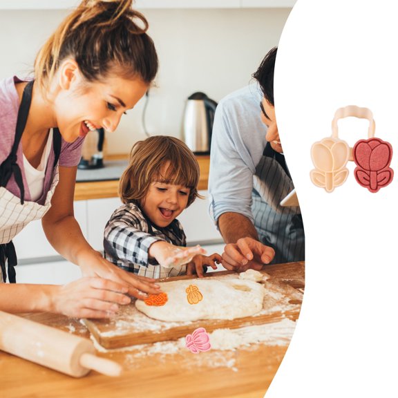 Kitchen Flower Mother's Day Flower Diy Three-dimensional Icing Household Baking Fondant Maker on Clearance