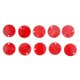thumbnail image 1 of 10pcs Acetato Colgante de para Bricolaje Pendientes Collar Resultados - rojo, 2cm, 1 of 9