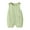 Green, variant on Newborn Baby Clothes Solid Color Sleeveless Baggy Rompers Soft Round Neck Button-Up Rompers ,Size 0 Month-9 Months