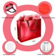 thumbnail image 2 of Bolsas de regalo BLEWINDZ, 18 unidades, rojas, grandes, 33 x 13 x 28 cm, reutilizables, 2 of 7