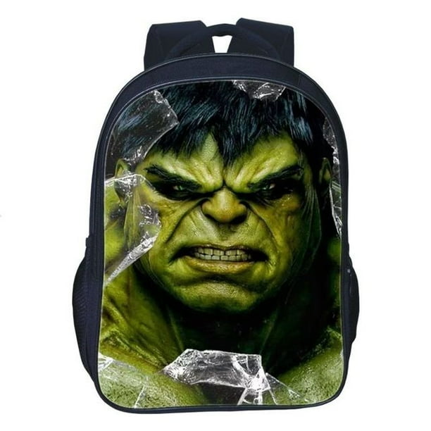 Marvel Series Hulk Decompression and Burden Reduction Elementary School Students High Grade Large capacity Anime Casual Backpack