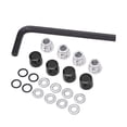 thumbnail image 4 of Alliage d'Aluminium RC Roue Moyeu Écrou Kit, RC Roue Moyeu Vis Ensemble Usure Imperméable pour l'Entretien Noir, 4 of 8